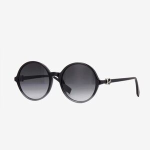 Fendi Black Oversized Round Sunglasses